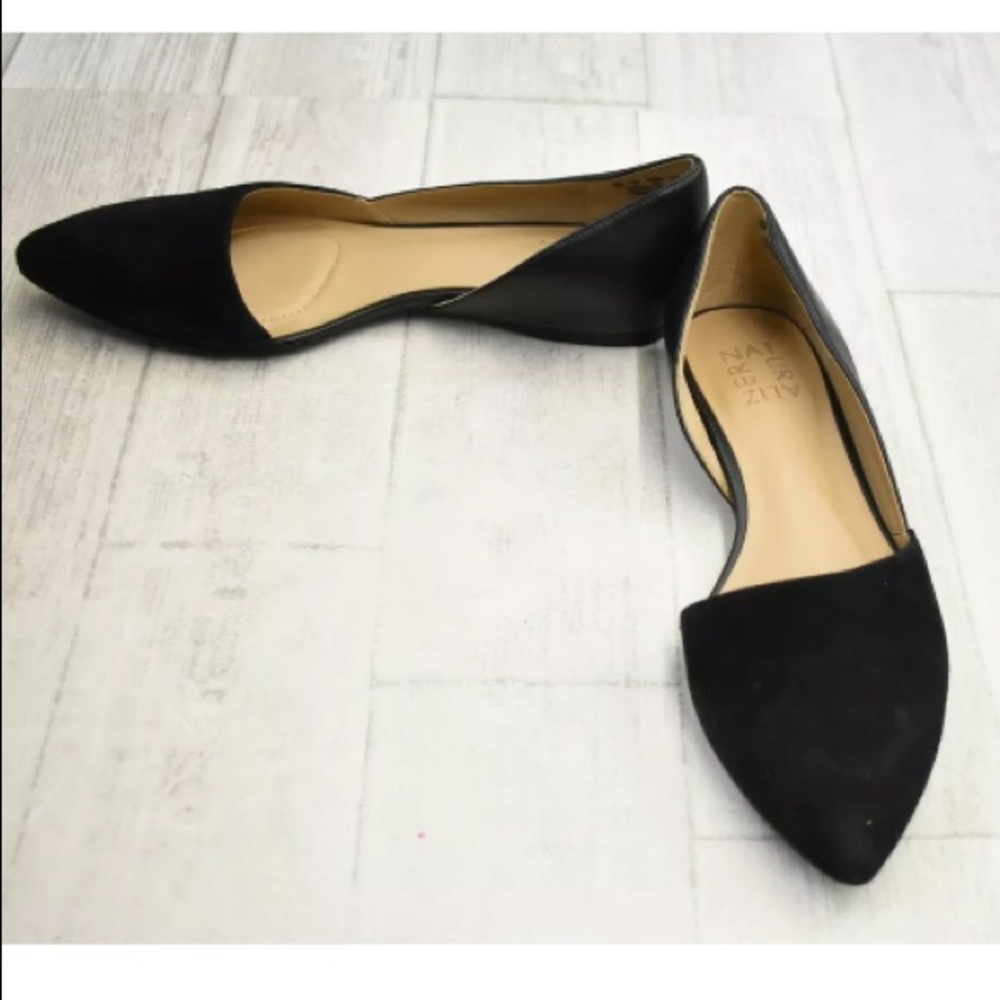 Naturalizer black Samantha flats 9